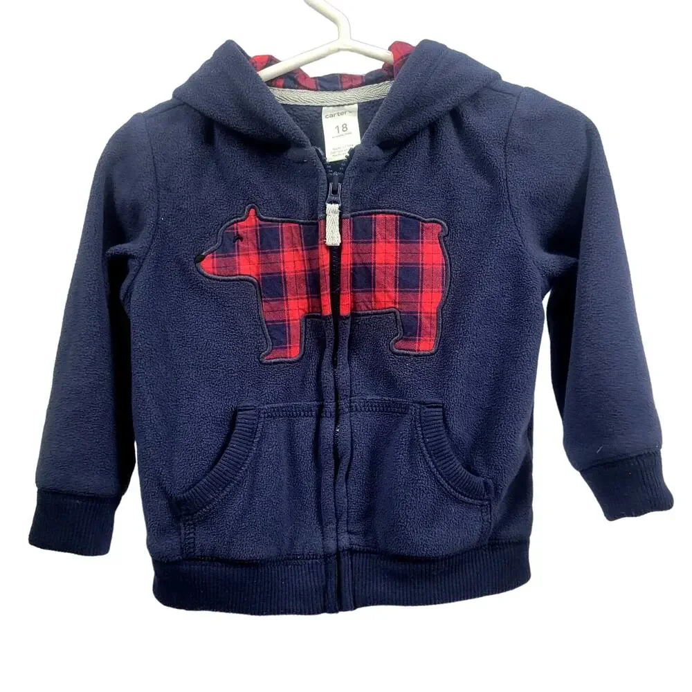 Carter's Boy's Hoodie‎ jacket Size 18 months